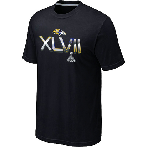 Baltimore Ravens 2012 Super Bowl XLVII On Our Way NFL T-Shirt - Black